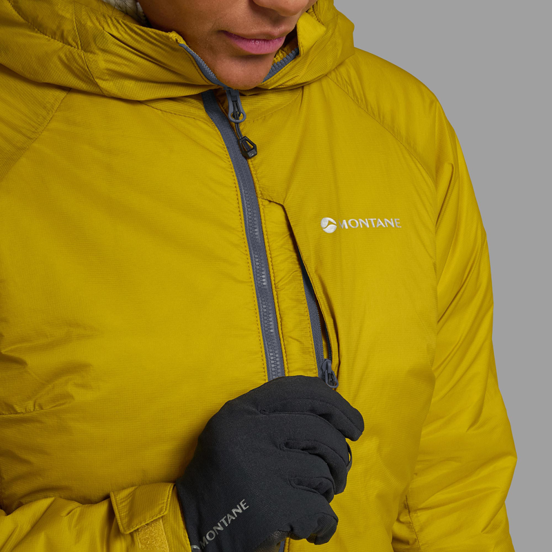 Montane Womens Fortes XT Hoodie - Ginkgo Gold-3
