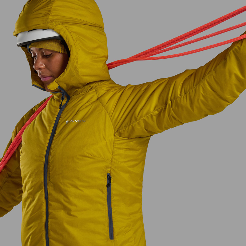 Montane Womens Fortes XT Hoodie - Ginkgo Gold-4