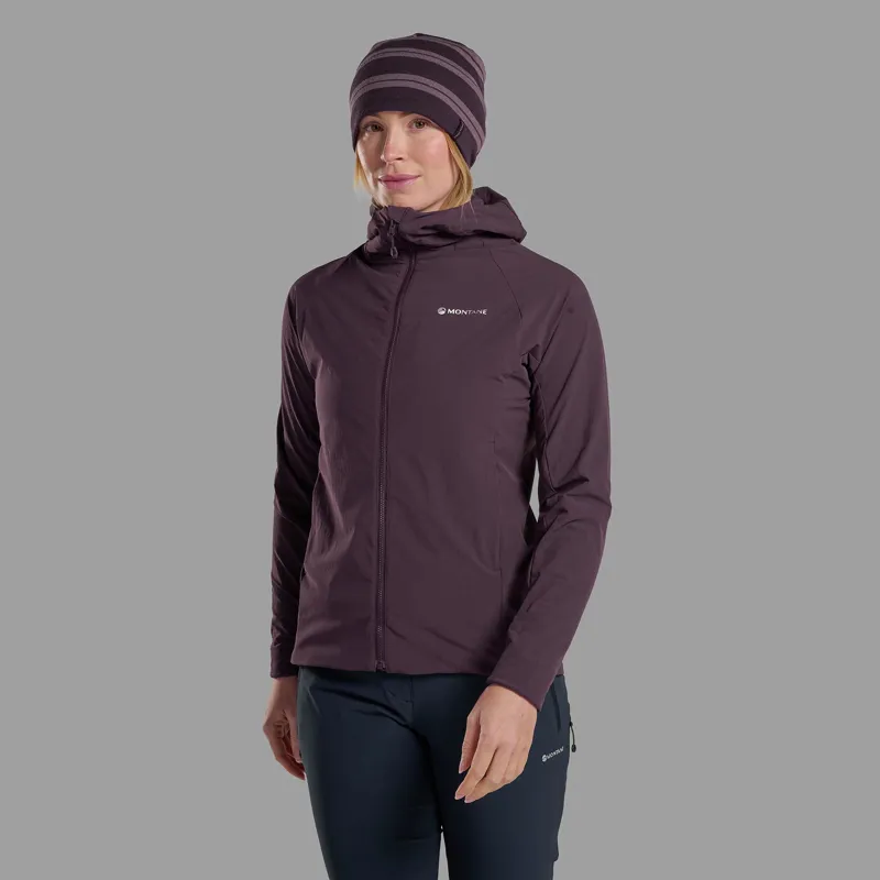 Montane Womens Khamsin Hoodie - Mulberry-1