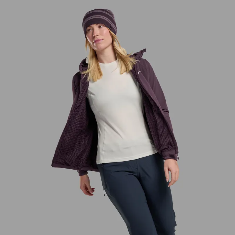 Montane Womens Khamsin Hoodie - Mulberry-5