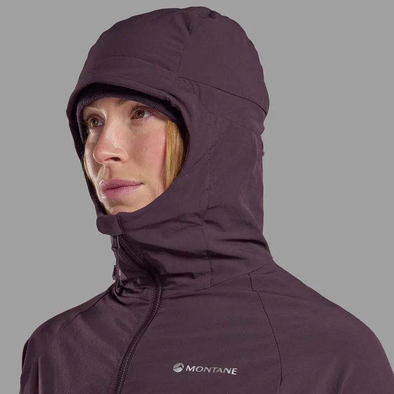 Montane Womens Khamsin Hoodie - Mulberry-6