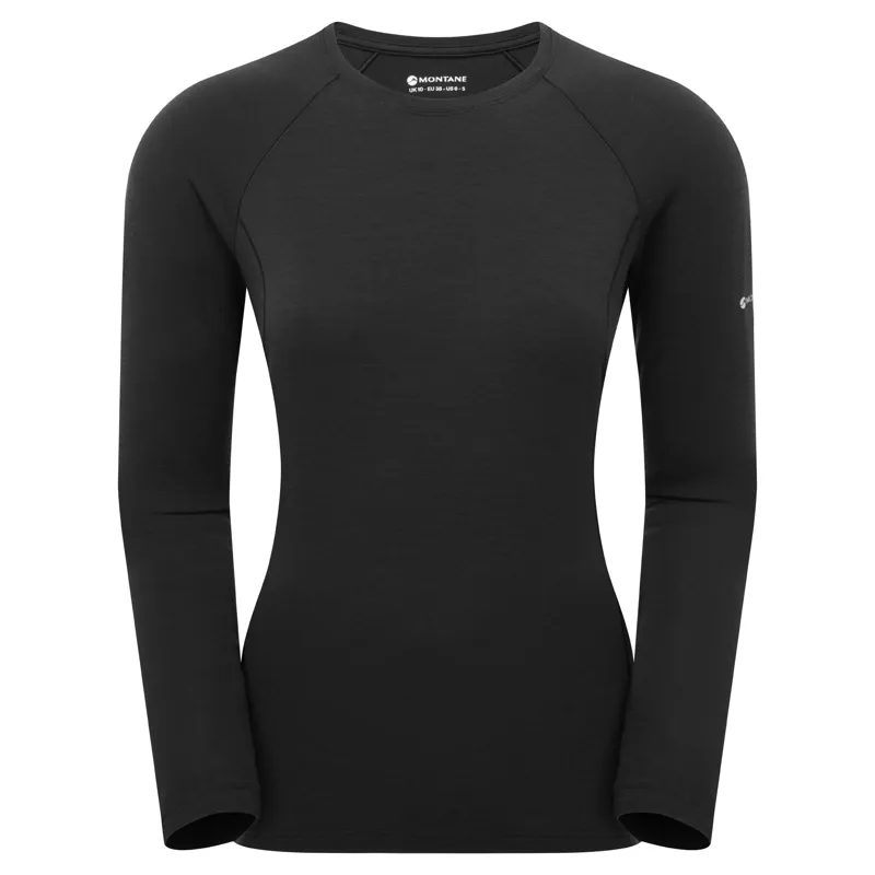 Montane Womens Malli Long Sleeved T-Shirt - Black
