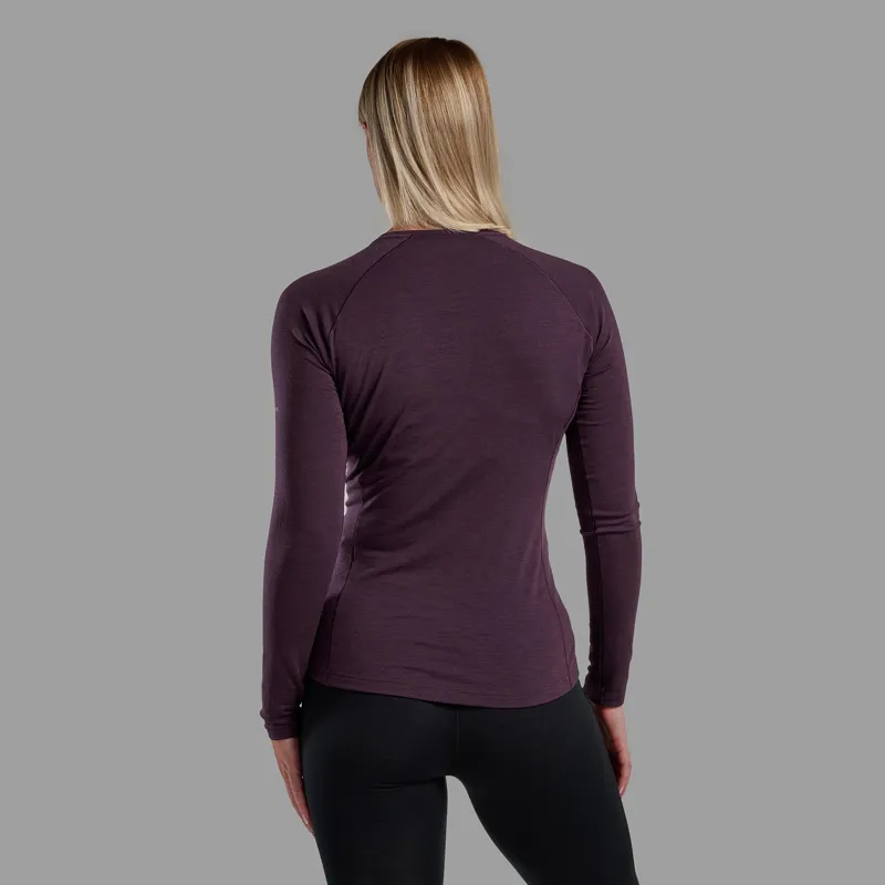 Montane Womens Malli Long Sleeved T-Shirt - Mulberry-2