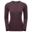 Montane Womens Malli Long Sleeved T-Shirt - Mulberry