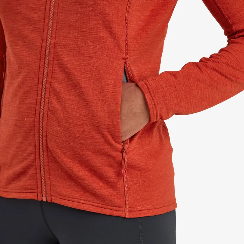 Montane Womens Protium Hoodie - Saffron Red-6