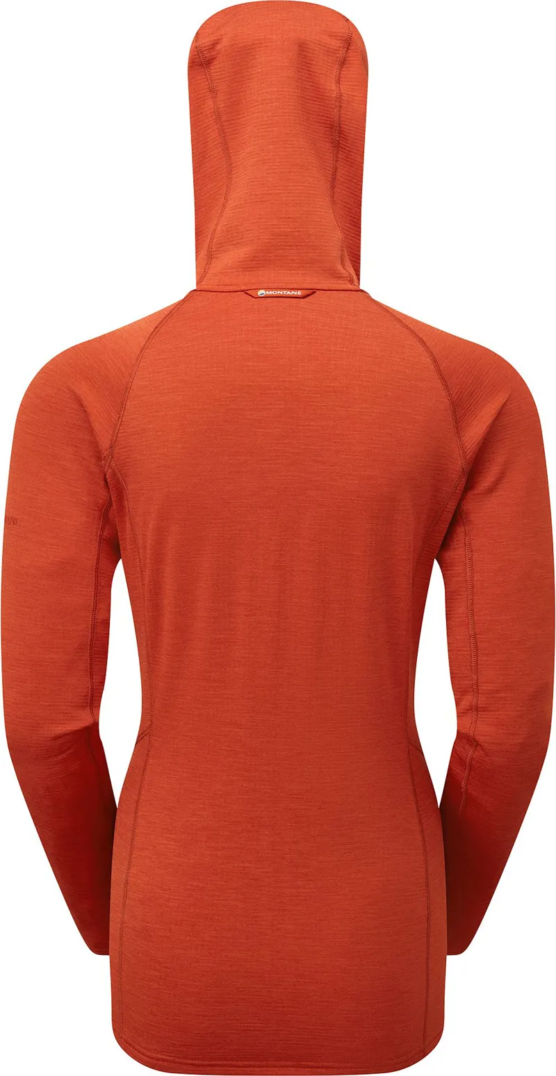 Montane Womens Protium Hoodie - Saffron Red-1