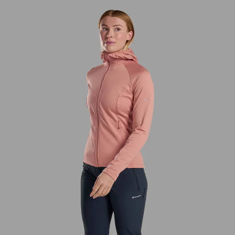 Montane Womens Protium Hoodie - Pink Clay-2