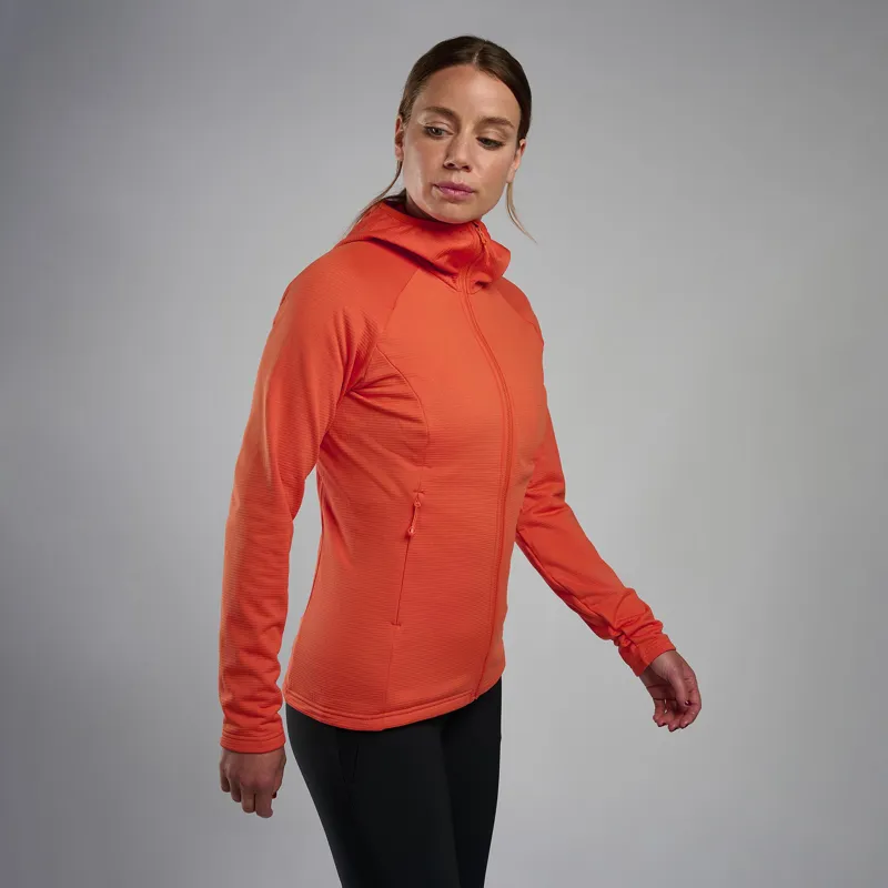 Montane Womens Protium Hoodie - Tigerlily-2