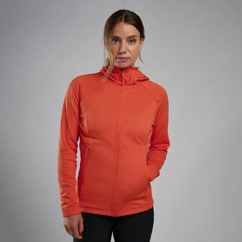 Montane Womens Protium Hoodie - Tigerlily-1