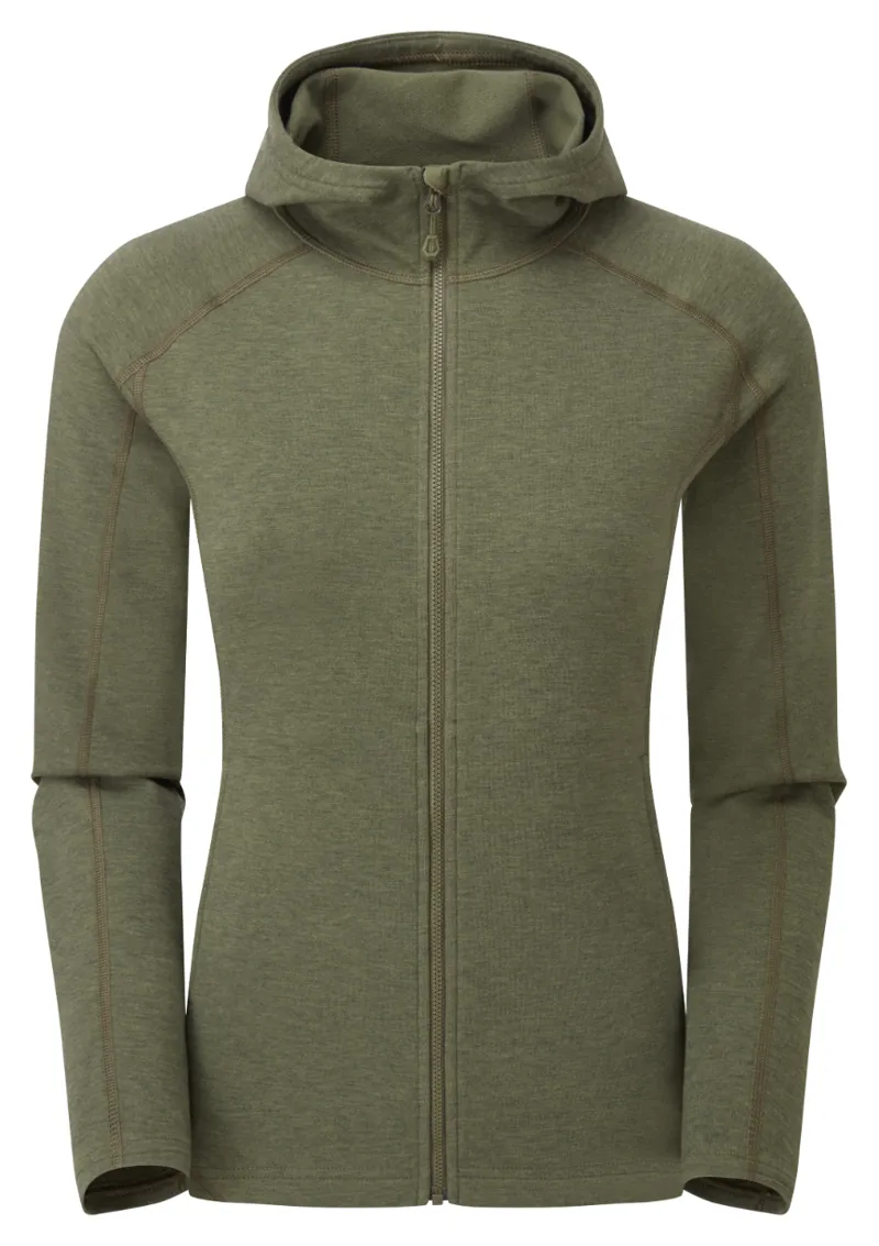 Montane Womens Spinon Hoodie - Kelp Green