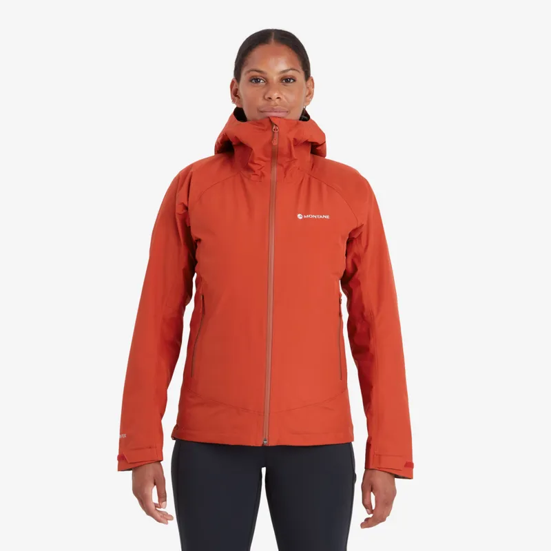 Montane Womens Spirit Jacket - Saffron Red-2