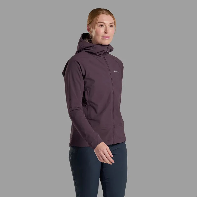 Montane Womens Tenacity Hoodie - Mulberry-1