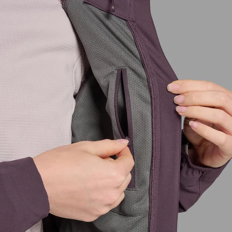 Montane Womens Tenacity Hoodie - Mulberry-5