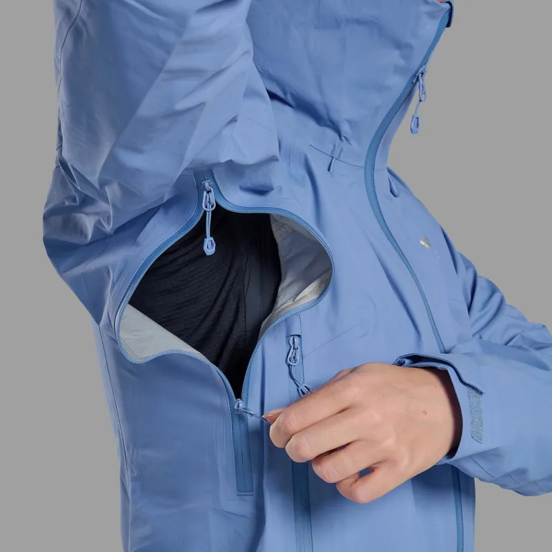 Montane Womens Torren Waterproof Jacket - Cornflower-4