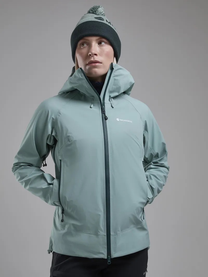 Montane Womens Torren Waterproof Jacket - Sea Mist-2