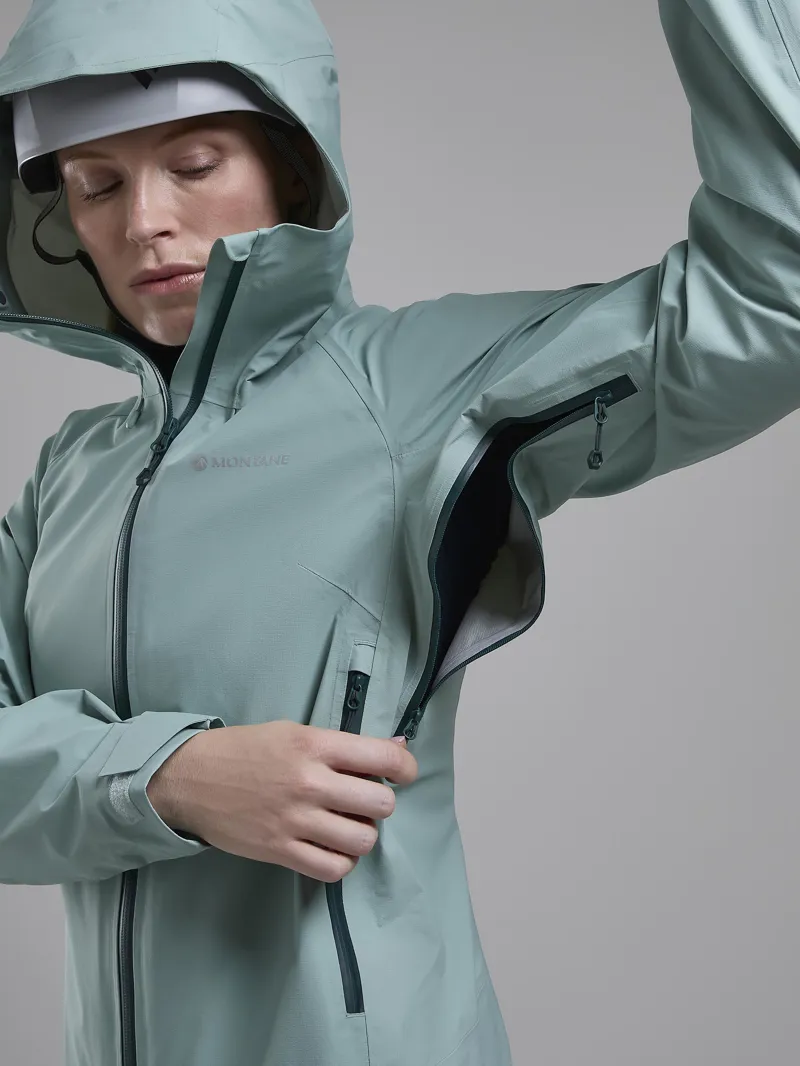 Montane Womens Torren Waterproof Jacket - Sea Mist-6