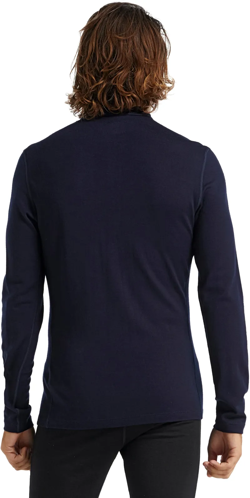 Icebreaker Mens 260 Tech Long Sleeved Half Zip Top - Midnight Navy-5