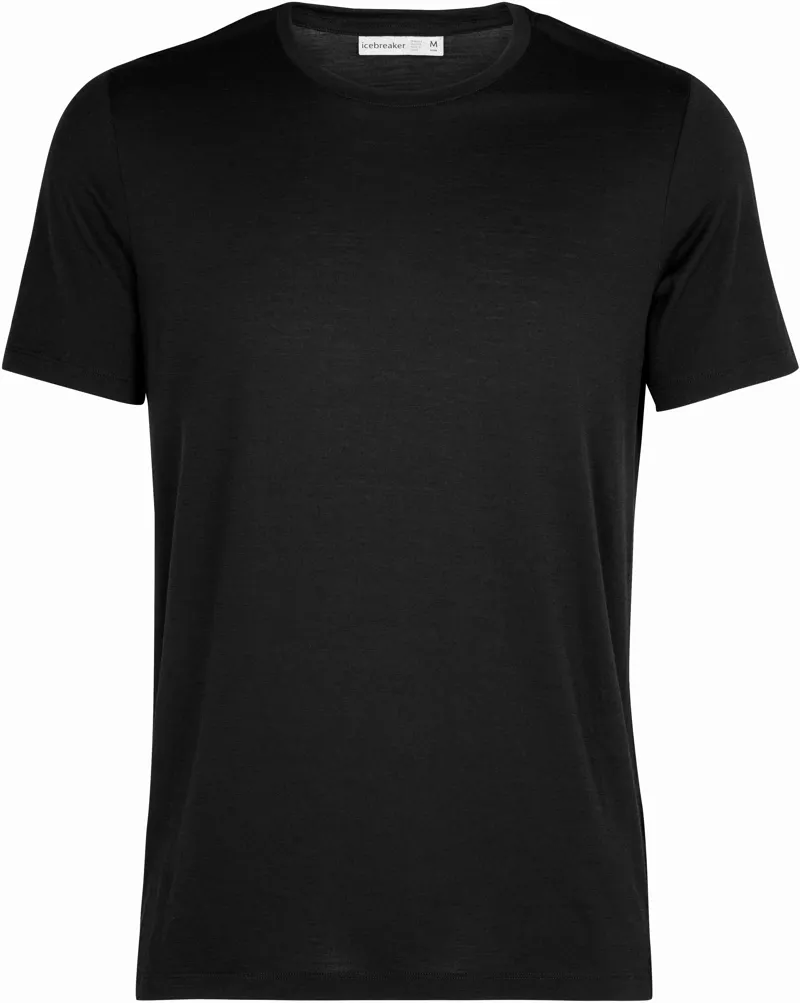 Icebreaker Mens Tech Lite II Short Sleeved Tee - Black