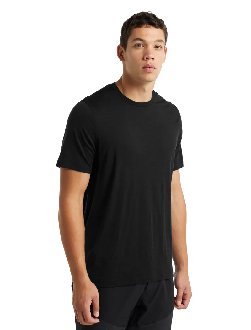 Icebreaker Mens Tech Lite II Short Sleeved Tee - Black-4