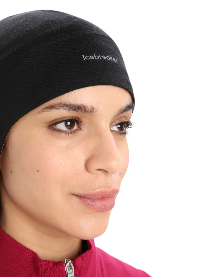 Icebreaker Unisex Quantum Beanie - Black-Clove-3