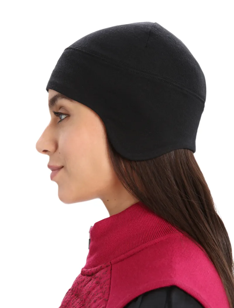 Icebreaker Unisex Quantum Beanie - Black-Clove-4