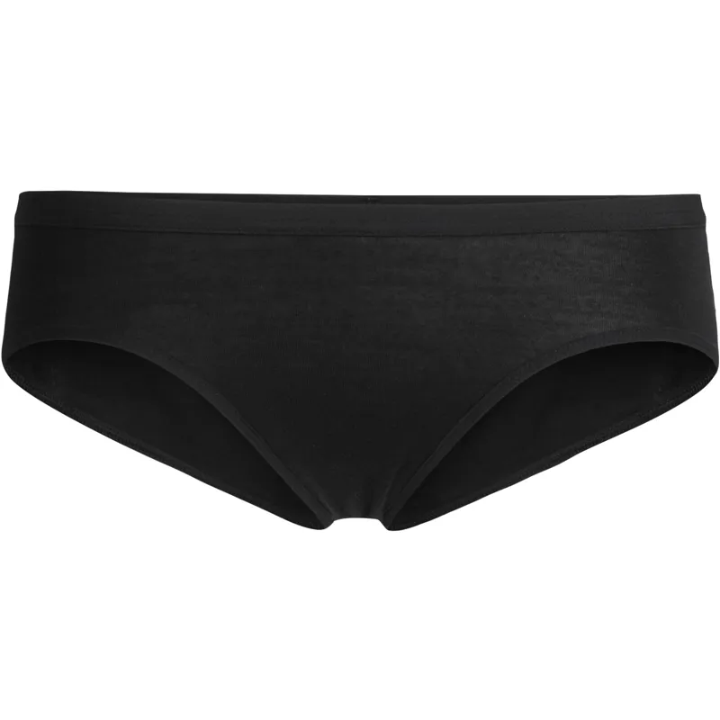 Icebreaker Womens Siren Hipkini Briefs - Black