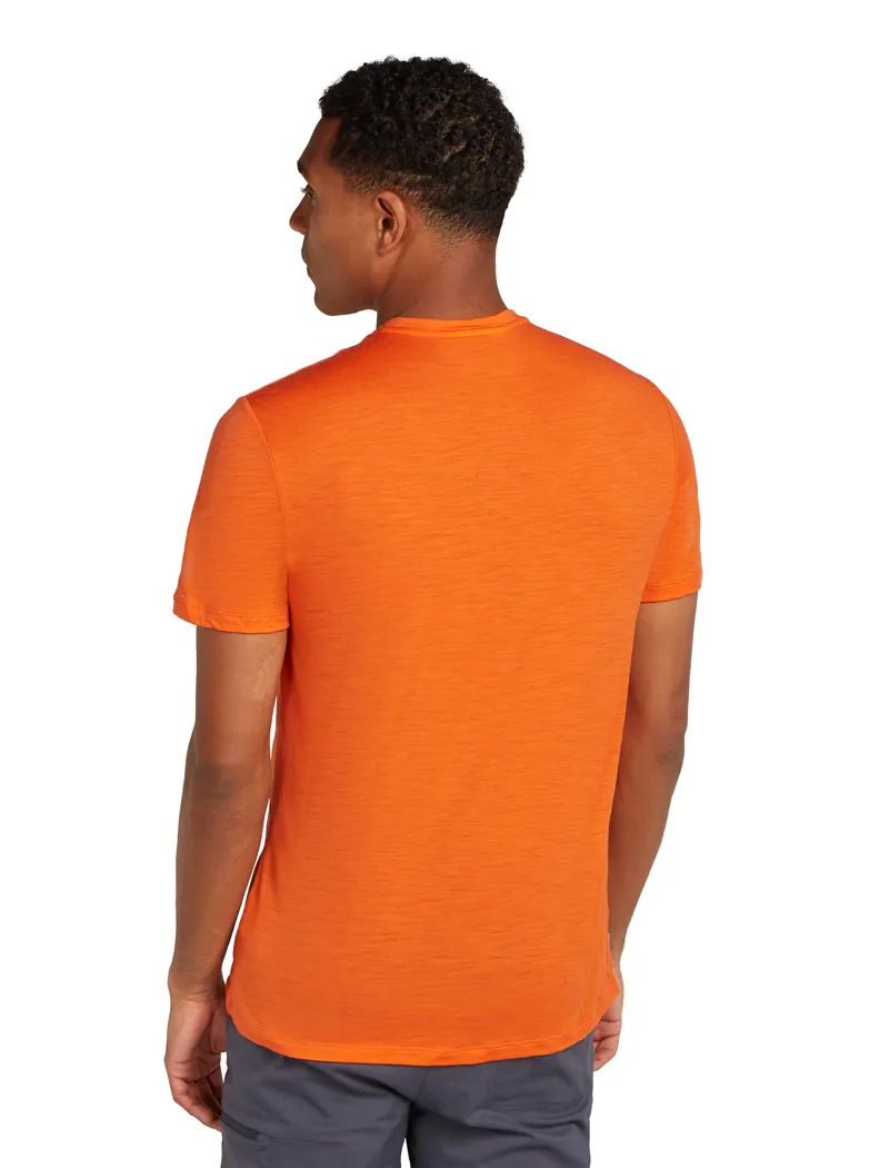 Icebreaker Mens Merino 150 Tech Lite III SS Tee - Blaze-2