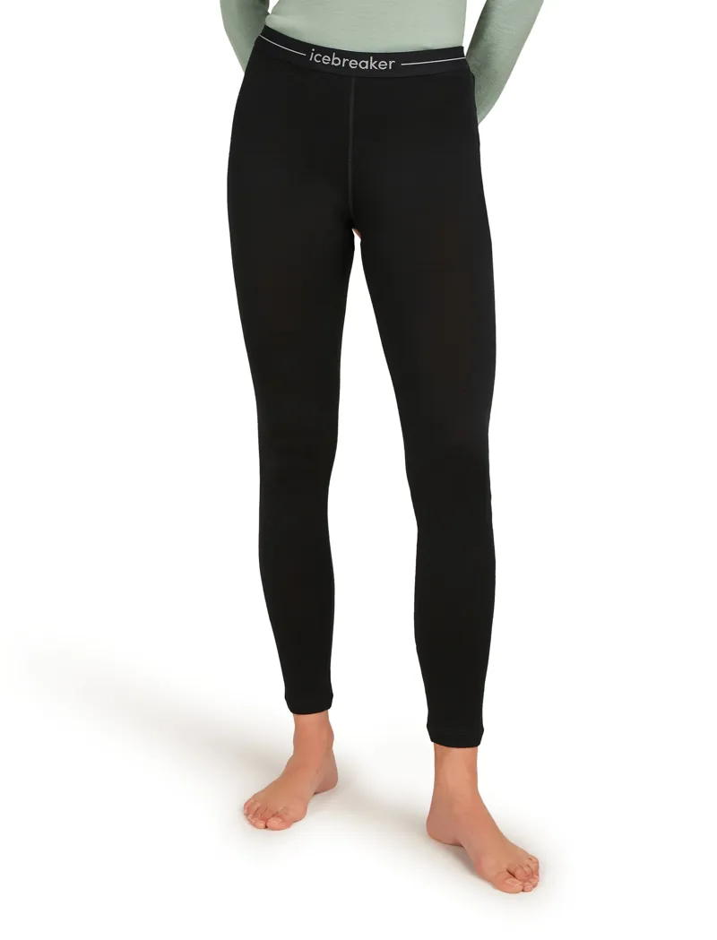 Icebreaker Womens 260 Tech Leggings - Black-1