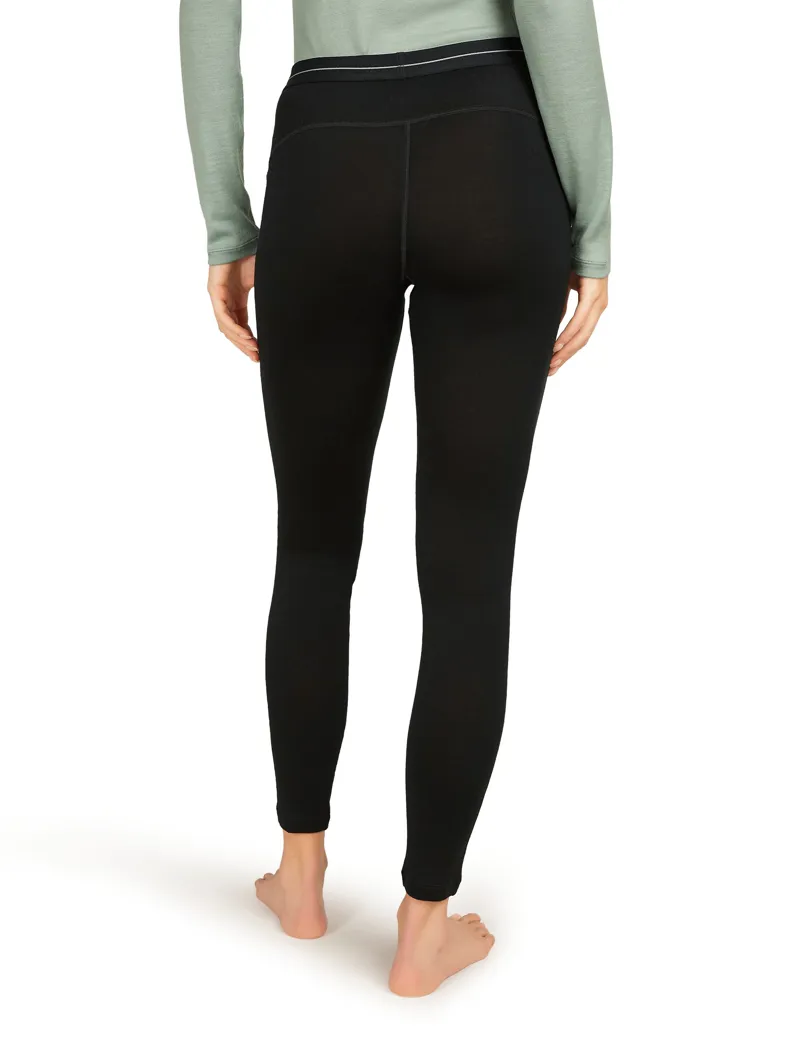 Icebreaker Womens 260 Tech Leggings - Black-2