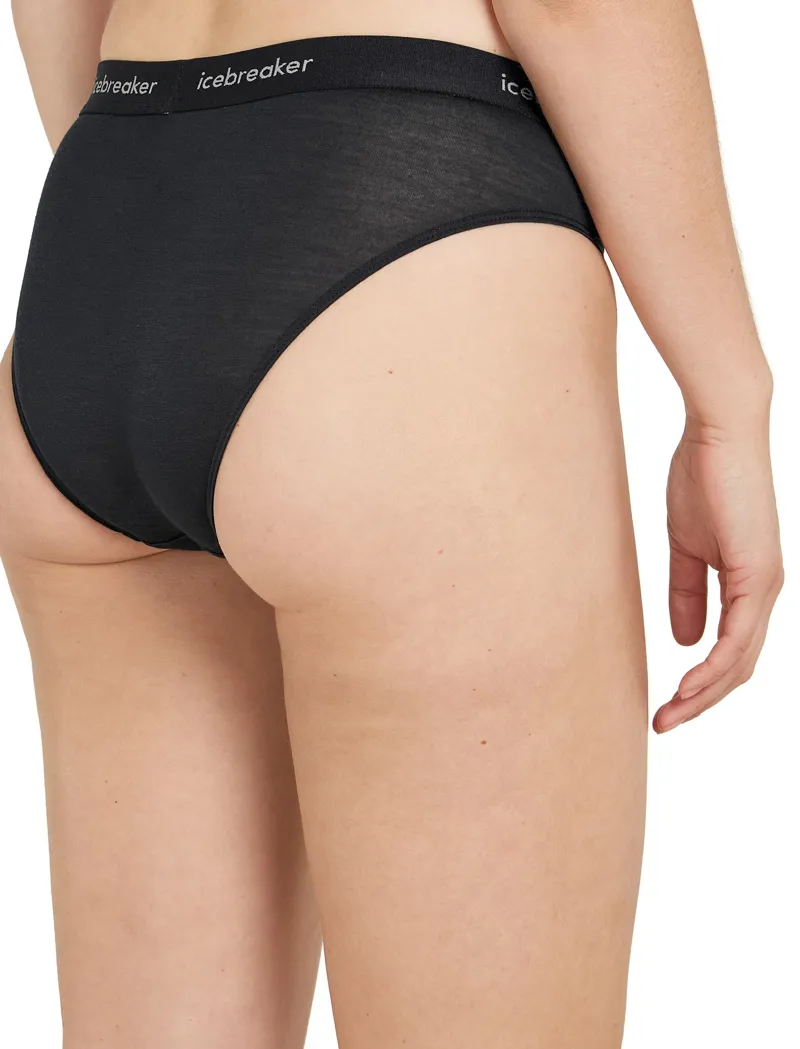 Icebreaker Womens 125 Cool-Lite Sprite Hipster - Black-5