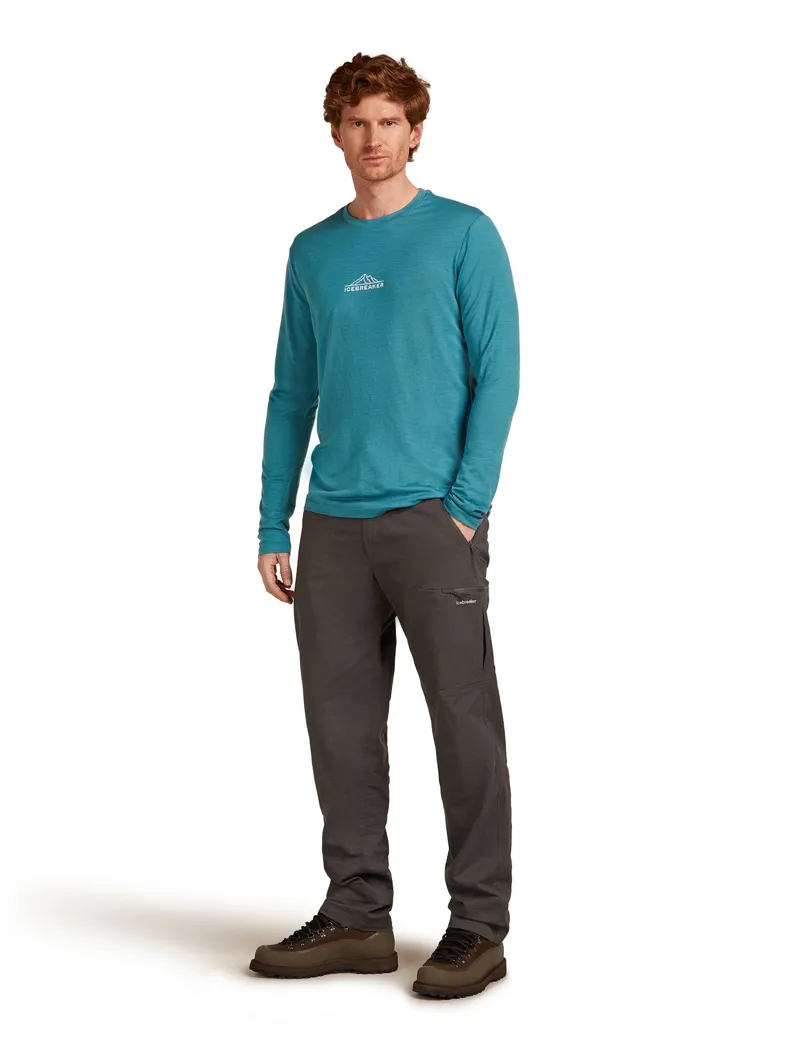 Icebreaker Mens 150 Tech Lite T-shirt - Road To Cook - Topaz-3