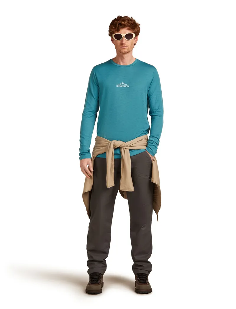 Icebreaker Mens 150 Tech Lite T-shirt - Road To Cook - Topaz-4