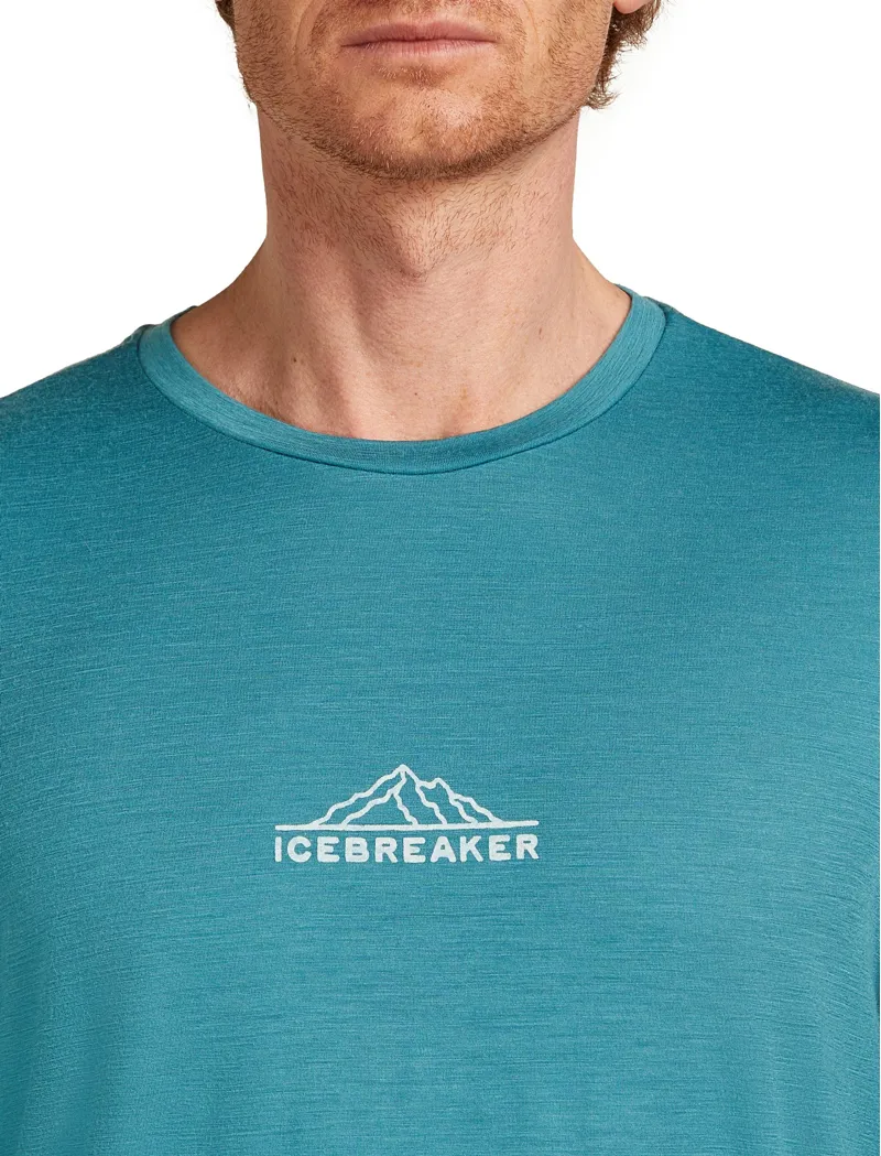 Icebreaker Mens 150 Tech Lite T-shirt - Road To Cook - Topaz-5
