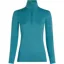 Icebreaker Womens 200 Oasis Long Sleeved Half Zip Top - Topaz