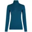 Icebreaker Womens 260 Tech Long Sleeved Half Zip Top - Atlantis