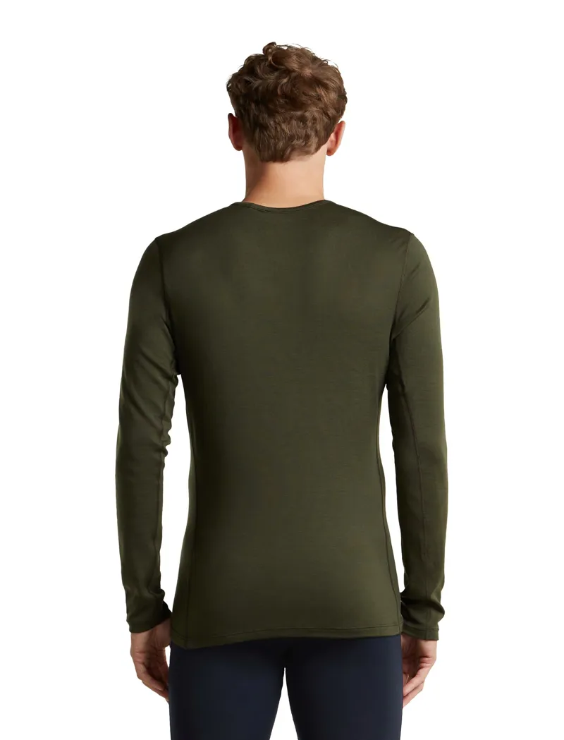 Icebreaker Mens 260 Tech Long Sleeved Crew Tee - Dk Loden-2