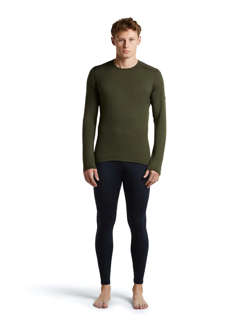 Icebreaker Mens 260 Tech Long Sleeved Crew Tee - Dk Loden-3