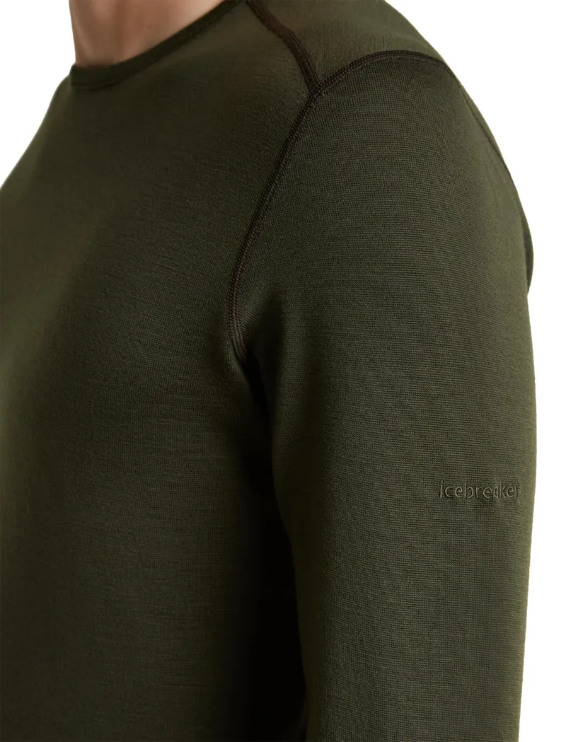 Icebreaker Mens 260 Tech Long Sleeved Crew Tee - Dk Loden-7