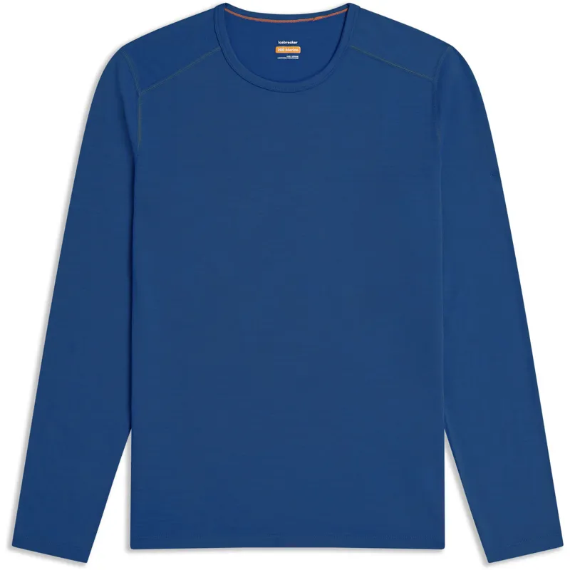 Icebreaker Mens 200 Oasis Long Sleeved Crew Tee - Lazurite-1