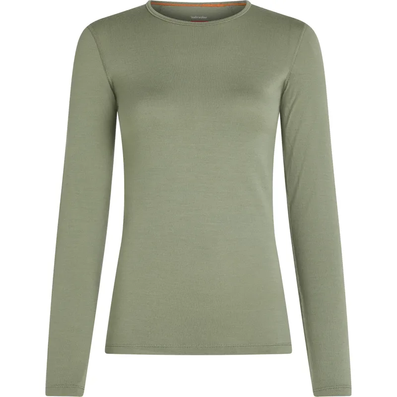 Icebreaker Womens 260 Tech Long Sleeved Crew Tee - Lichen
