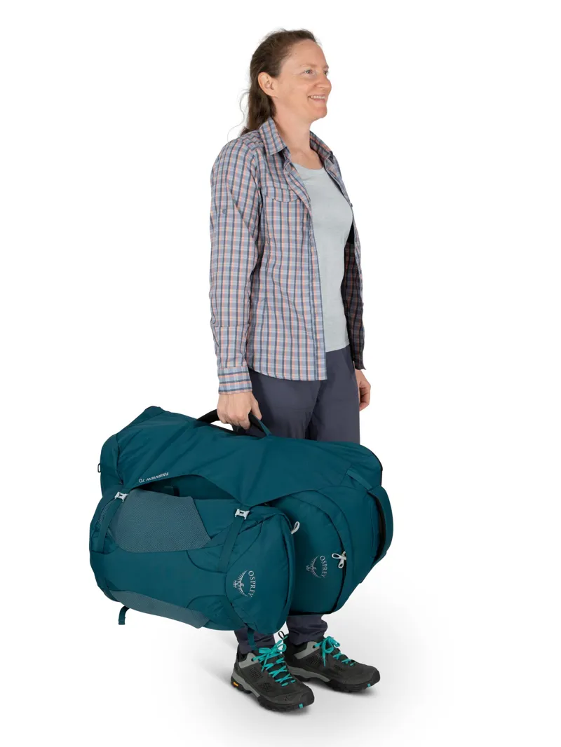 Osprey Womens Fairview 70 Travel Pack - Night Jungle Blue-7