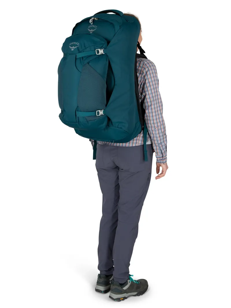 Osprey Womens Fairview 70 Travel Pack - Night Jungle Blue-9