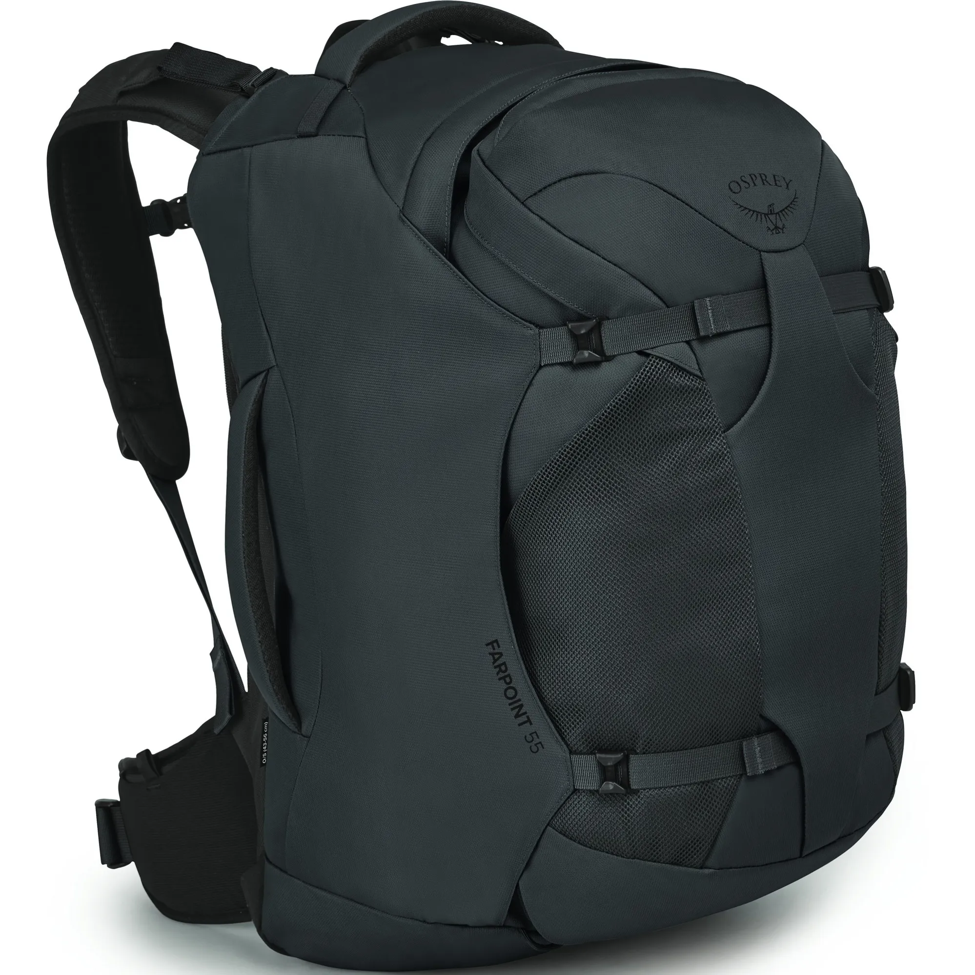 osprey 55l backpack sleeping bag Farpoint Trek Men's Travel Backpack, Black : Sports & Outdoors day backpacking Osprey Packs Farpoint 55L Backpack