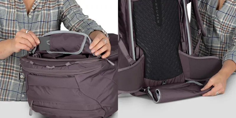 Osprey Womens Fairview 40 Travel Pack - Purple Garnet-12