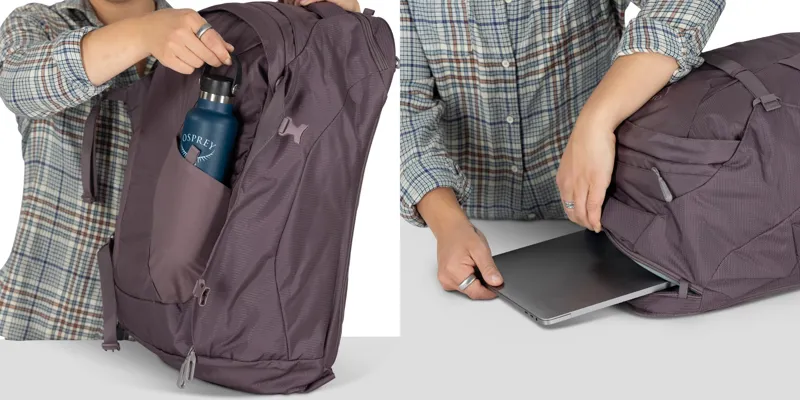 Osprey Womens Fairview 40 Travel Pack - Cascade Blue-Torrent Blue-12