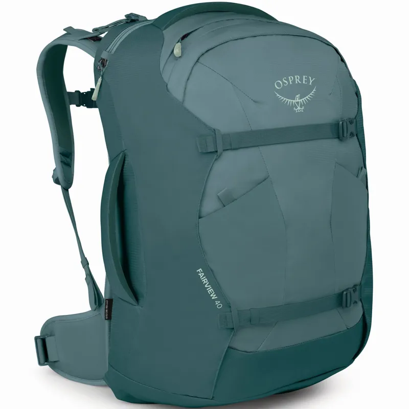 Osprey Womens Fairview 40 Travel Pack - Cascade Blue-Torrent Blue