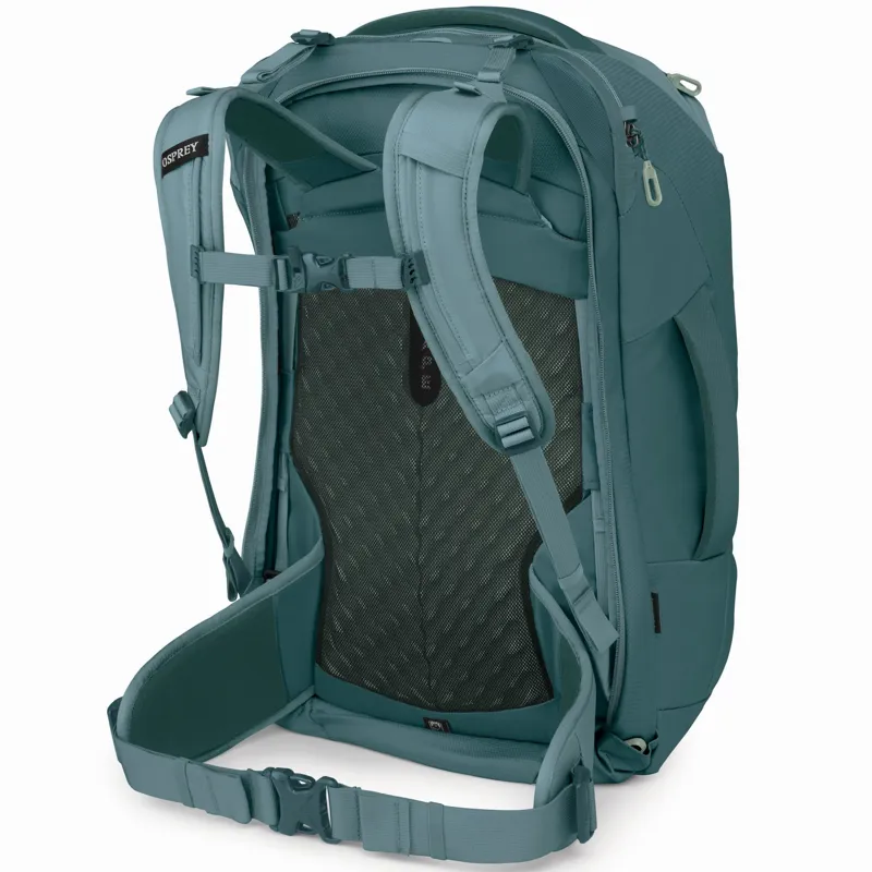Osprey Womens Fairview 40 Travel Pack - Cascade Blue-Torrent Blue-3