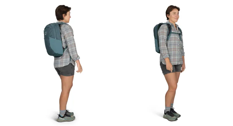 Osprey Womens Fairview 70 Travel Pack - Cascade Blue-Torrent Blue-6