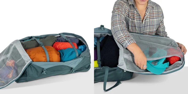 Osprey Womens Fairview 70 Travel Pack - Cascade Blue-Torrent Blue-8