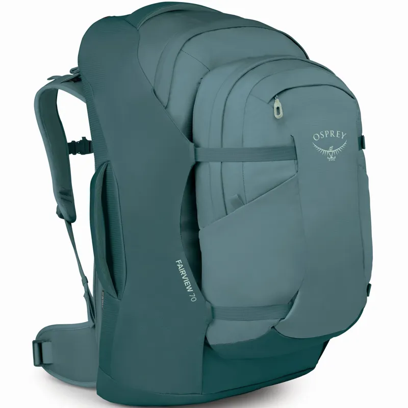 Osprey Womens Fairview 70 Travel Pack - Cascade Blue-Torrent Blue